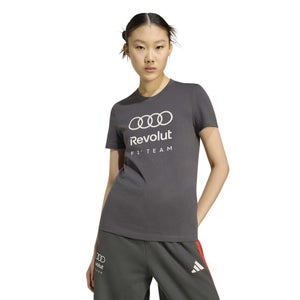 Audi Adidas Formula 1 Women's Fan Graphic T-Shirt Black